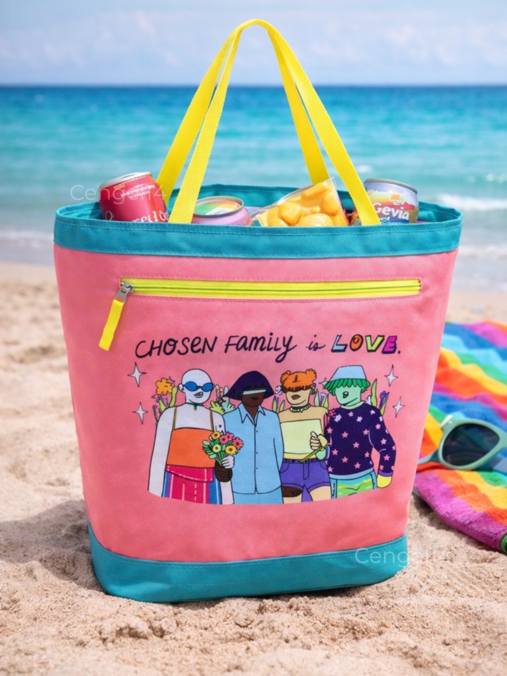 Target Pride Chosen Family Is Love Insulated Cooler Bag Tote NWT